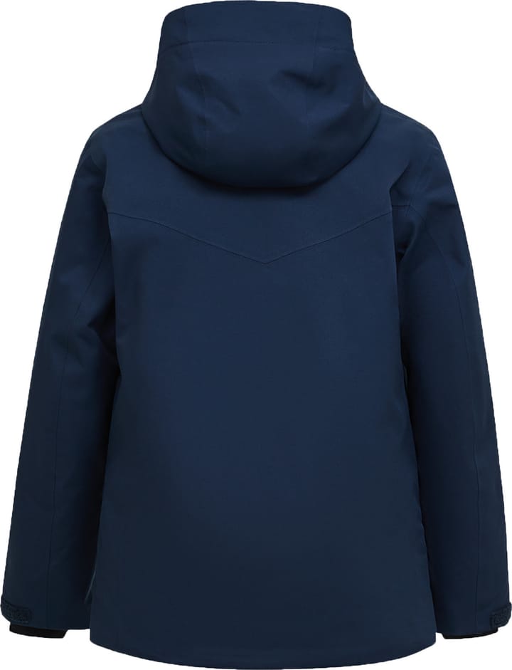 Peak Performance Junior Maroon Insulated Jacket Blue Shadow Peak Performance