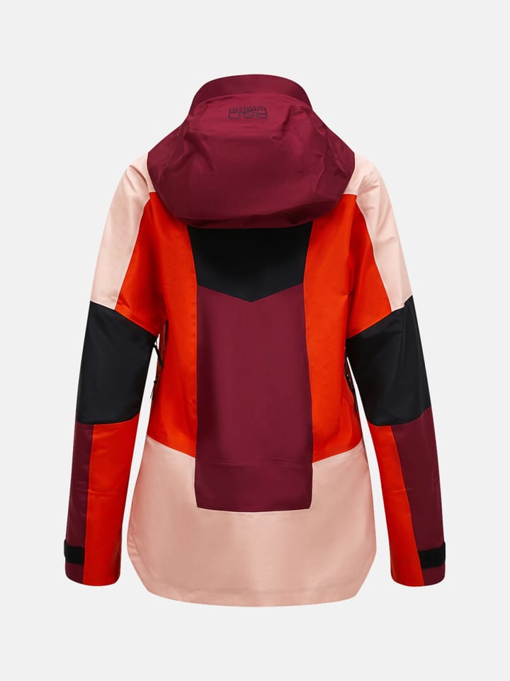 Peak Performance W Vertical Gore-Tex Pro Jacket Peach Fuzz/vertical Zenith/ Peak Performance
