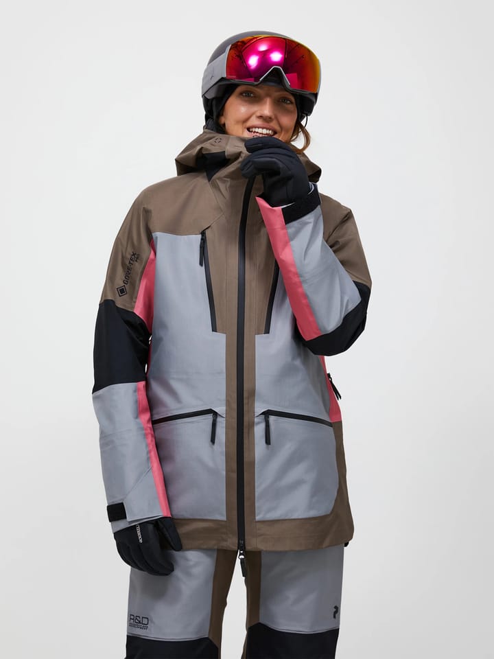 Peak Performance W Vertical Gore-Tex Pro Jacket Terrain Tan-lt Peak Performance