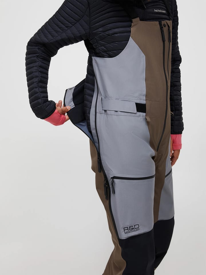 Peak Performance W Vertical Gore-Tex Pro Bib Terrain Tan/lt Grey/ Peak Performance