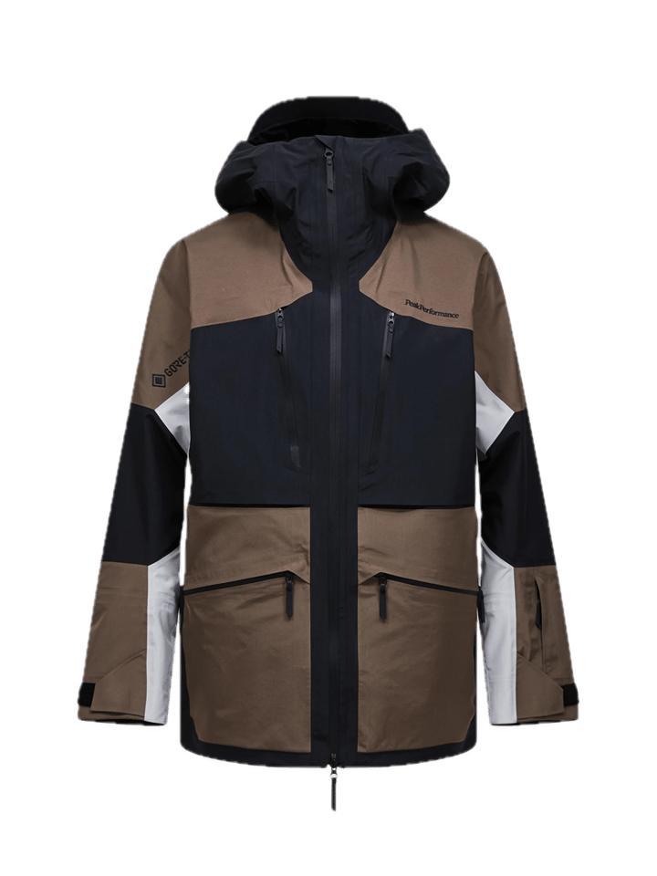 Peak Performance M Vertical Gore-Tex Pro Jacket Offblack/terrain Tan/ Peak Performance