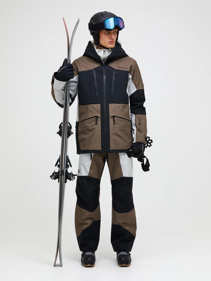 Peak Performance M Vertical Gore-Tex Pro Jacket Offblack/terrain Tan/ Peak Performance