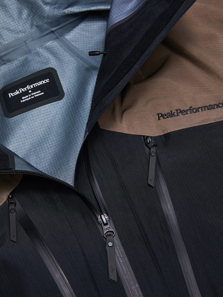 Peak Performance M Vertical Gore-Tex Pro Jacket Offblack/terrain Tan/ Peak Performance