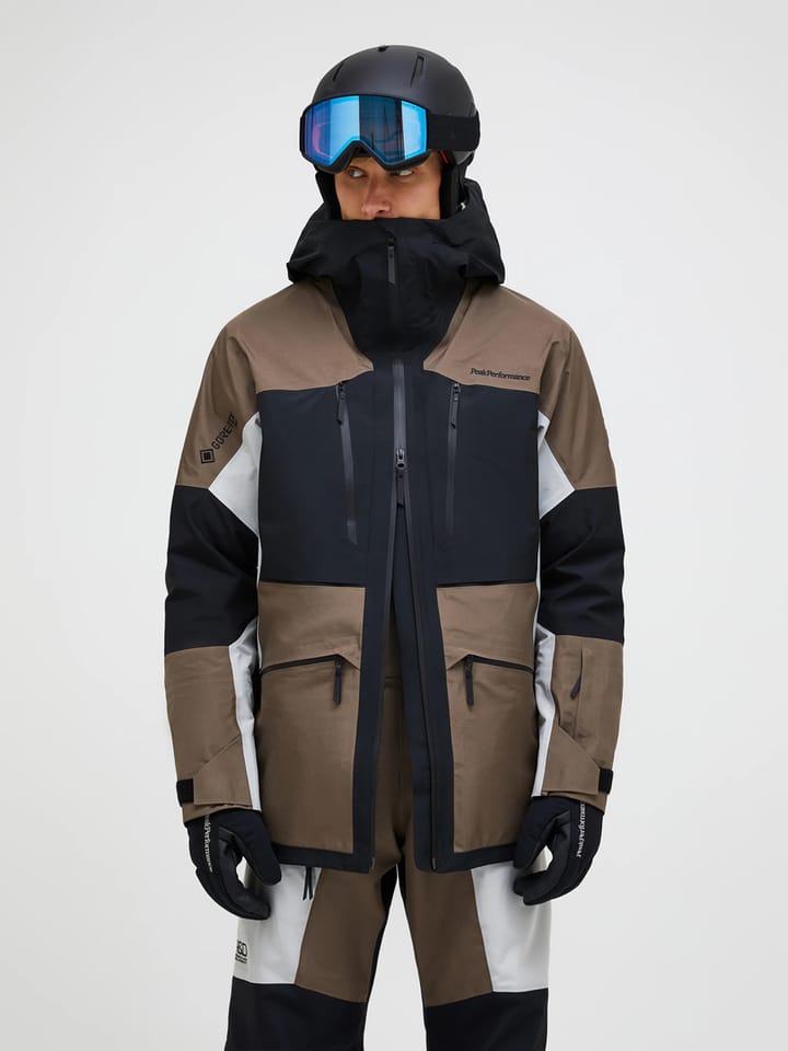 Peak Performance M Vertical Gore-Tex Pro Jacket Offblack/terrain Tan/ Peak Performance
