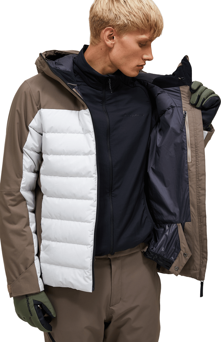Peak Performance Men´s  Shred Down Jacket Terrain Tan/antarctica/ Peak Performance