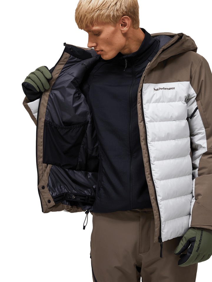Peak Performance Men´s  Shred Down Jacket Terrain Tan/antarctica/ Peak Performance