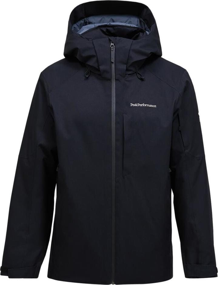 Peak Performance Men's Maroon Insulated Jacket Black Peak Performance
