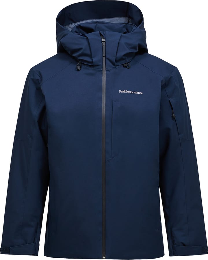 Peak Performance Men's Maroon Insulated Jacket Blue Shadow Peak Performance