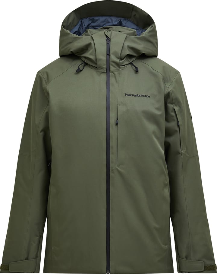 Peak Performance Men's Maroon Insulated Jacket Pine Needle Peak Performance
