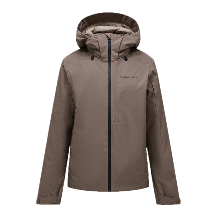 Peak Performance Men's Maroon Insulated Jacket Terrain Tan Peak Performance