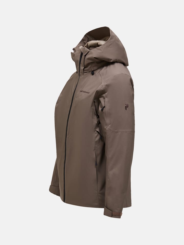 Peak Performance Men's Maroon Insulated Jacket Terrain Tan Peak Performance