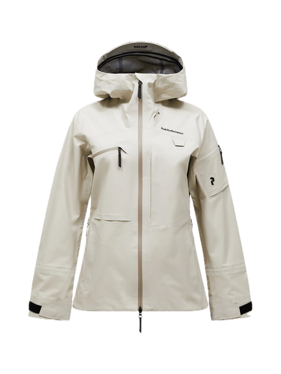 Peak Performance W Alpine Gore-Tex 3l Jacket Sand Fog