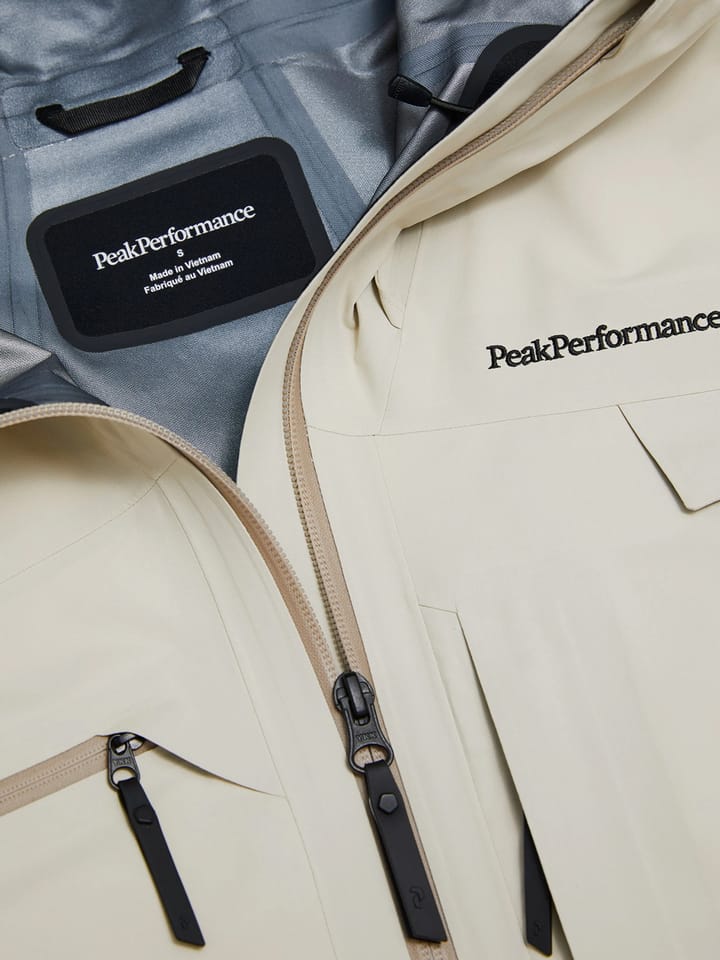 Peak Performance W Alpine Gore-Tex 3l Jacket Sand Fog Peak Performance