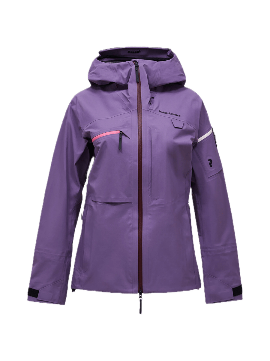 Peak Performance W Alpine Gore-Tex 3l Jacket Montana Grape
