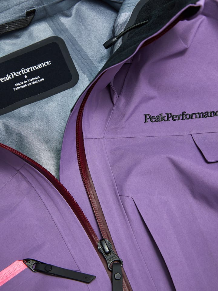 Peak Performance W Alpine Gore-Tex 3l Jacket Montana Grape Peak Performance