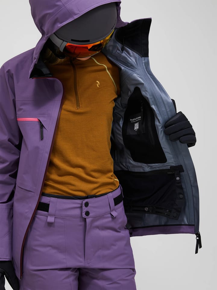 Peak Performance W Alpine Gore-Tex 3l Jacket Montana Grape Peak Performance
