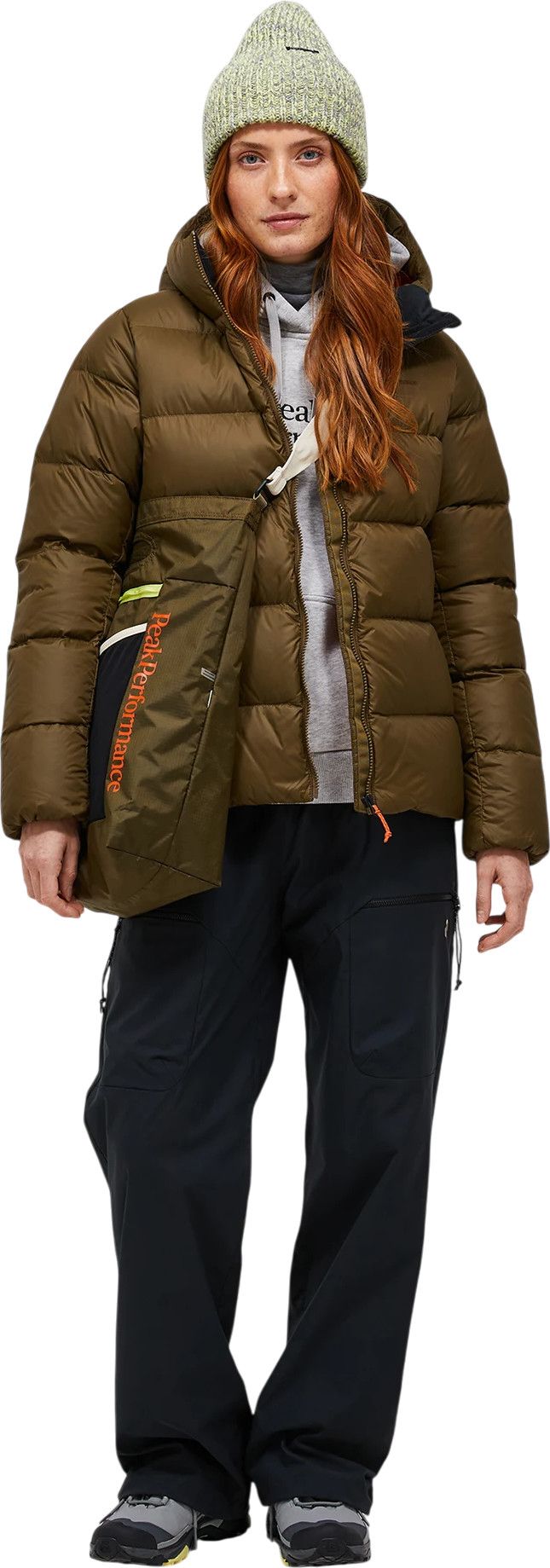 Peak Performance Women's Frost Down Puffer Meadow Moss Peak Performance