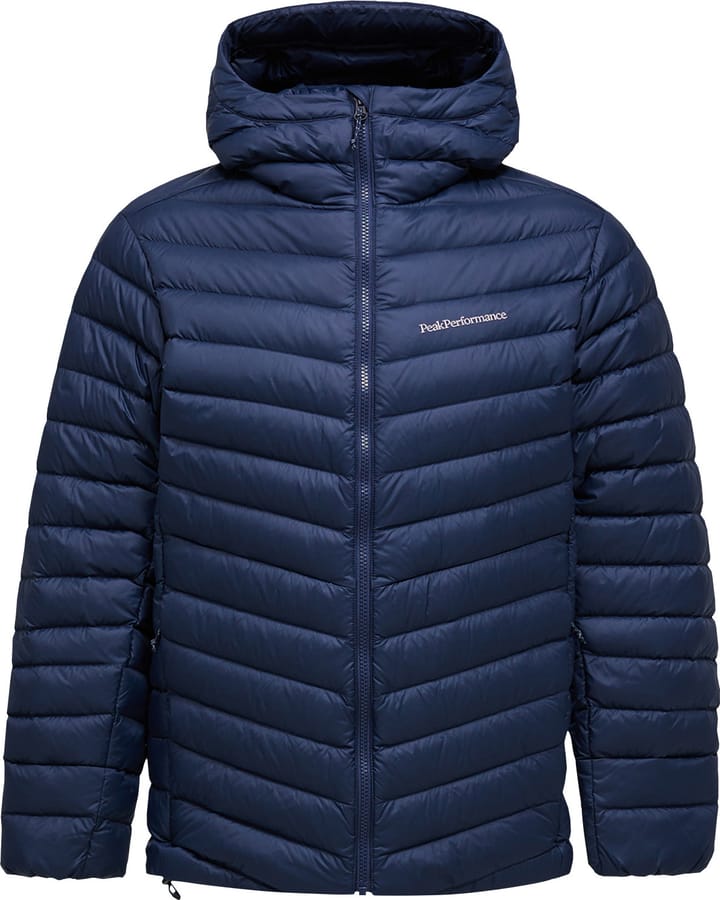 Peak Performance Men's Frost Down Hood Jacket Blue Shadow Peak Performance
