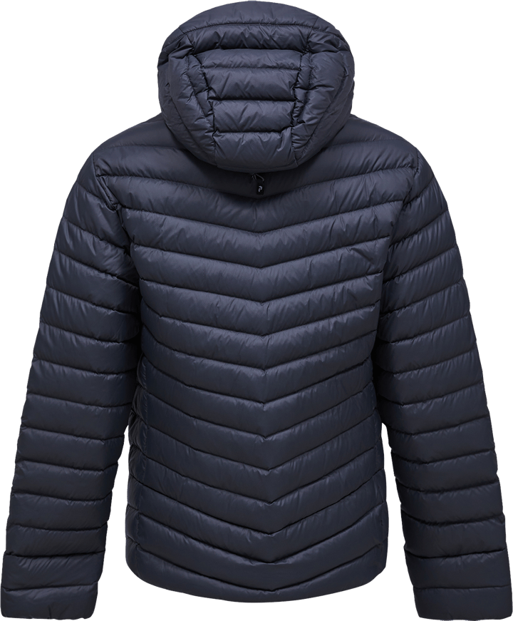 Peak Performance Men's Frost Down Hood Jacket Motion Grey/antarctica/ Peak Performance