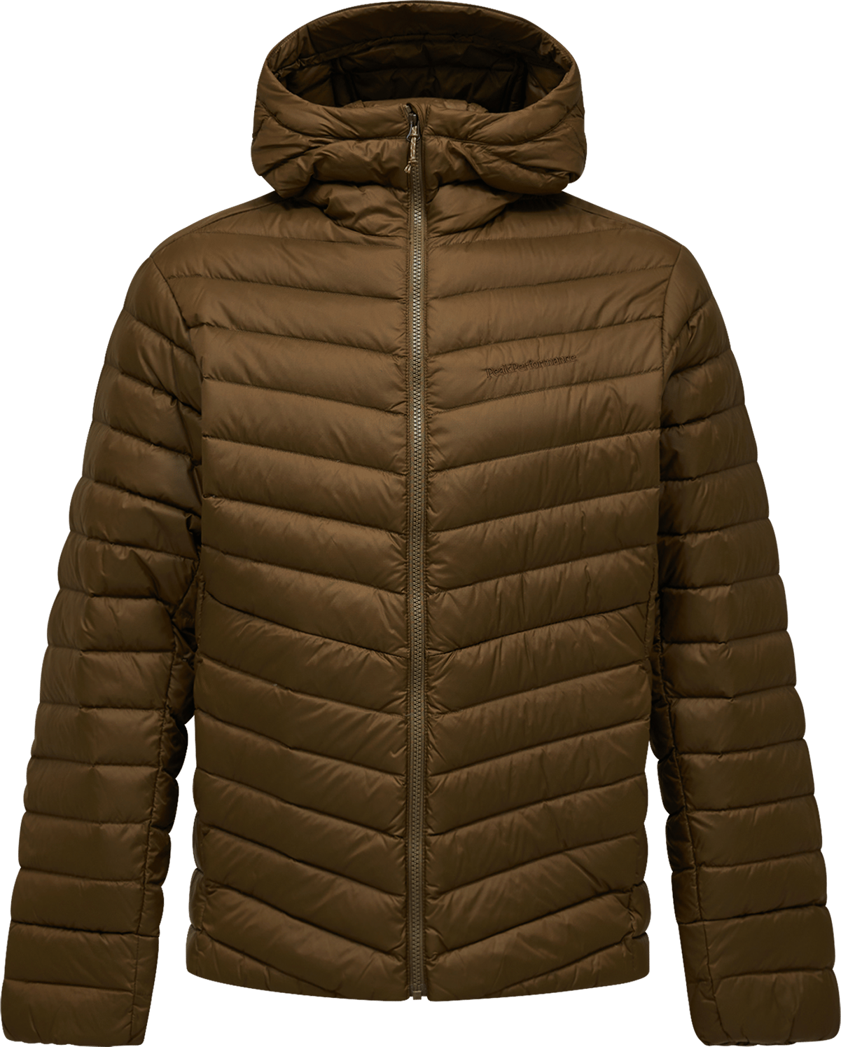Peak Performance Men's Frost Down Hood Jacket Meadow Moss
