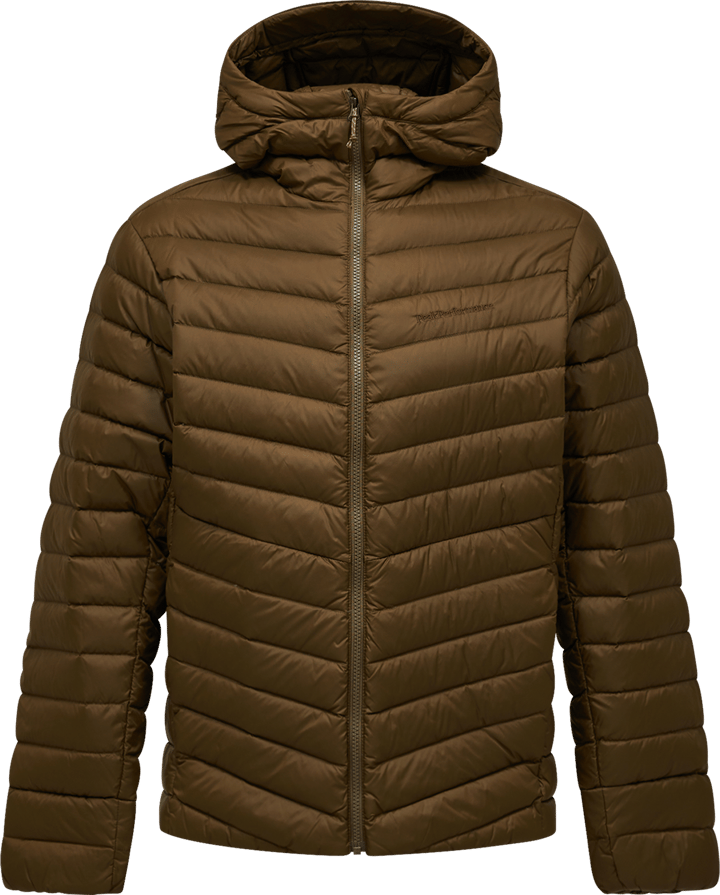 Peak Performance Men's Frost Down Hood Jacket Meadow Moss Peak Performance