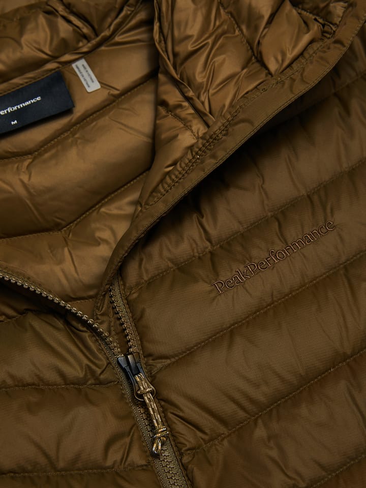 Peak Performance Men's Frost Down Hood Jacket Meadow Moss Peak Performance