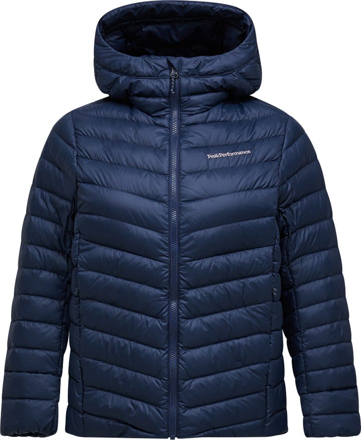 Peak Performance Women's Frost Down Hood Jacket Blue Shadow Peak Performance
