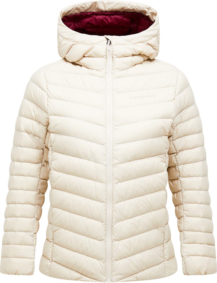 Peak Performance Women's Frost Down Hood Jacket Sand Fog