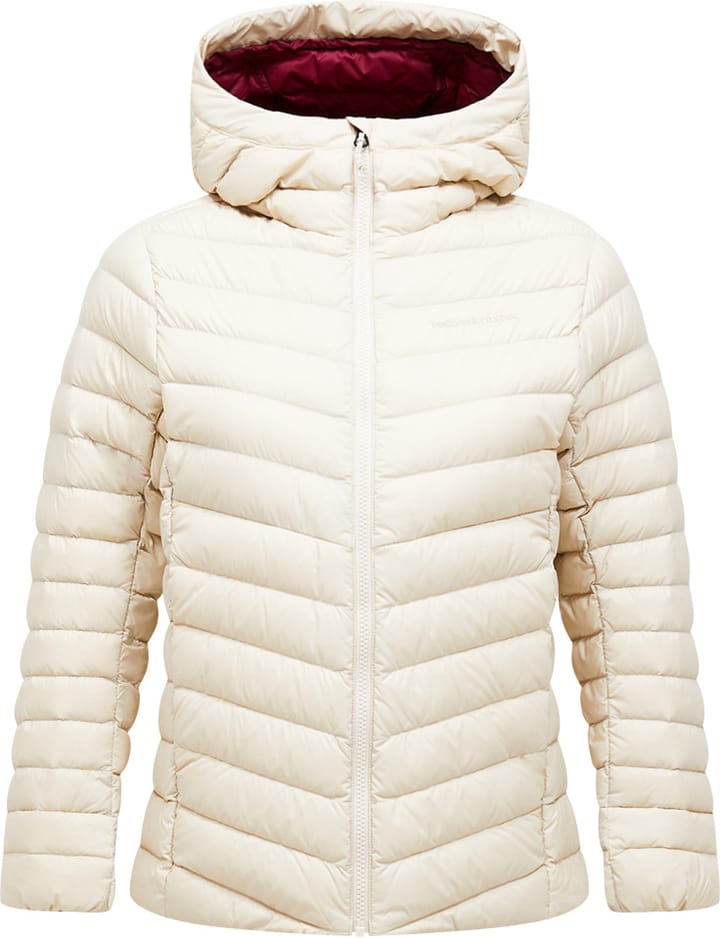 Peak Performance Women's Frost Down Hood Jacket Sand Fog Peak Performance Peak Performance Women's Frost Down Hood Jacket Sand Fog Peak Performance