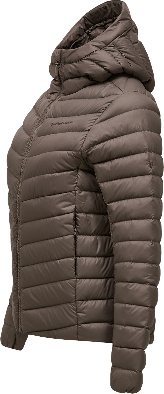 Peak Performance Women's Frost Down Hood Jacket Terrain Tan Peak Performance