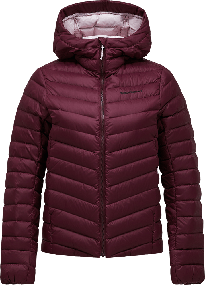 Peak Performance Women's Frost Down Hood Jacket Porto/frosted Pink/ Peak Performance