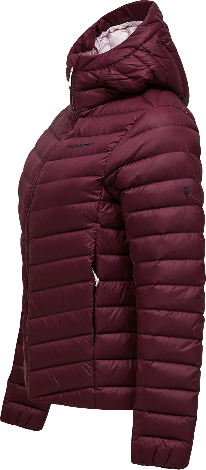 Peak Performance Women's Frost Down Hood Jacket Porto/frosted Pink/ Peak Performance