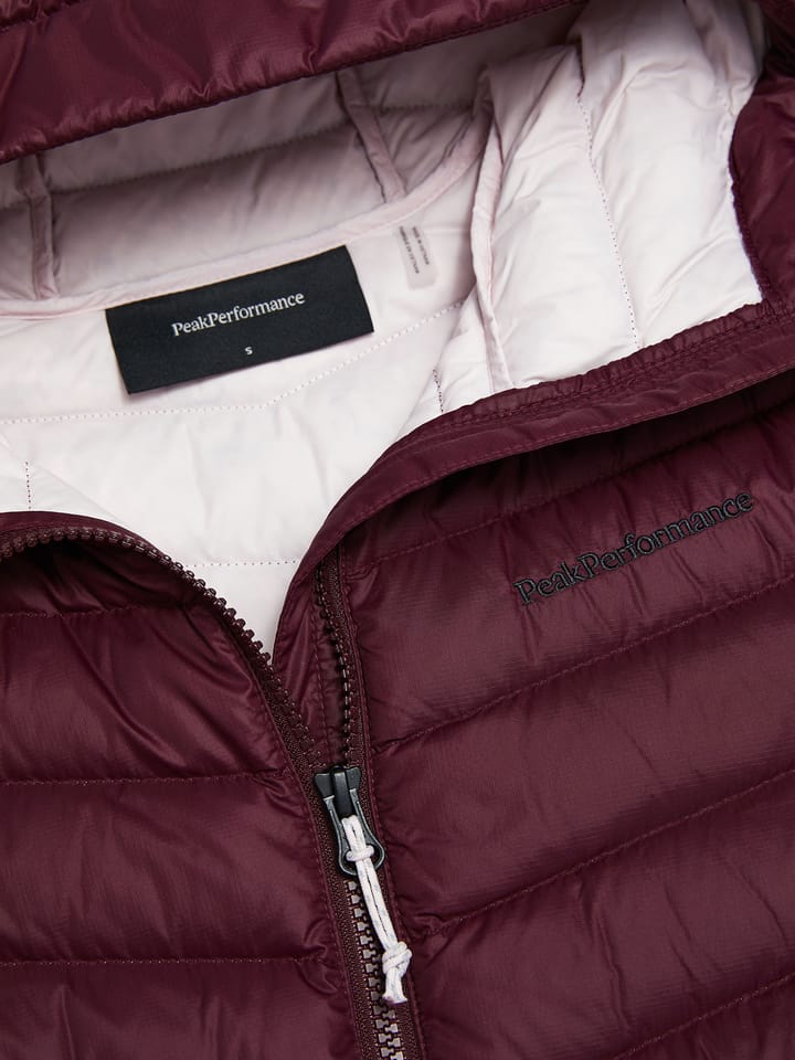 Peak Performance Women's Frost Down Hood Jacket Porto/frosted Pink/ Peak Performance
