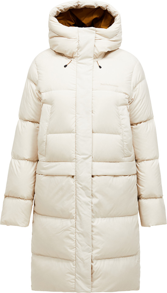 Peak Performance Women's Quiver Down Parka Sand Fog Untuvavuoratut parkatakit L