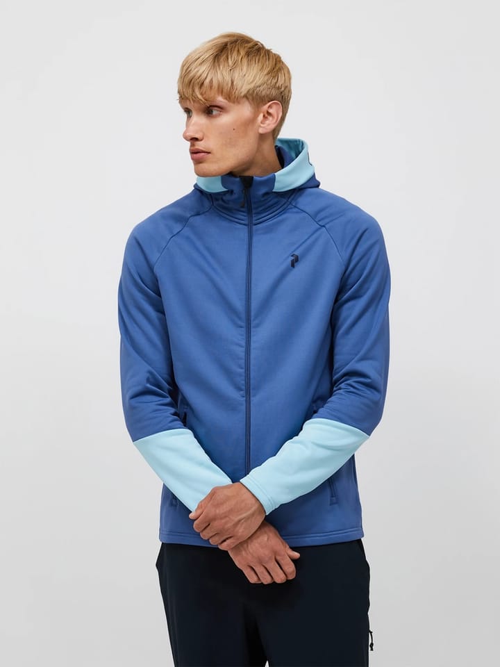 Peak Performance Men's Rider Essentials Zip Hood Summit Sky/Snowmelt Peak Performance