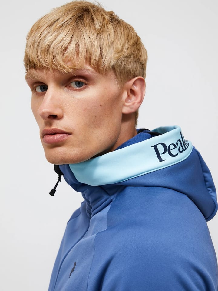 Peak Performance Men's Rider Essentials Zip Hood Summit Sky/Snowmelt Peak Performance