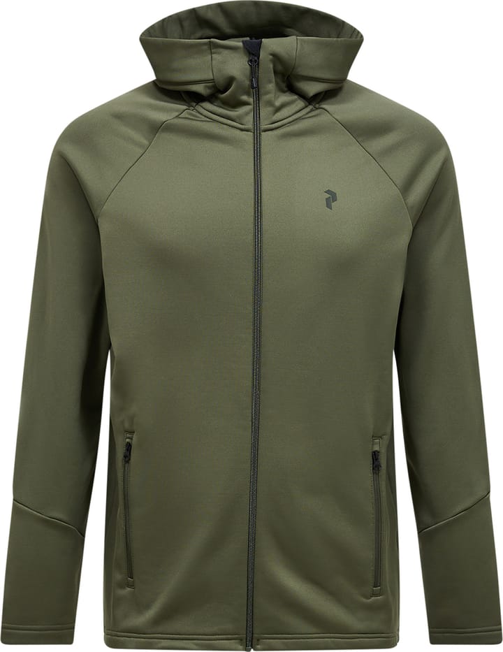 Peak Performance Men's Rider Essentials Zip Hood Pine Needle/Pine Needle Peak Performance