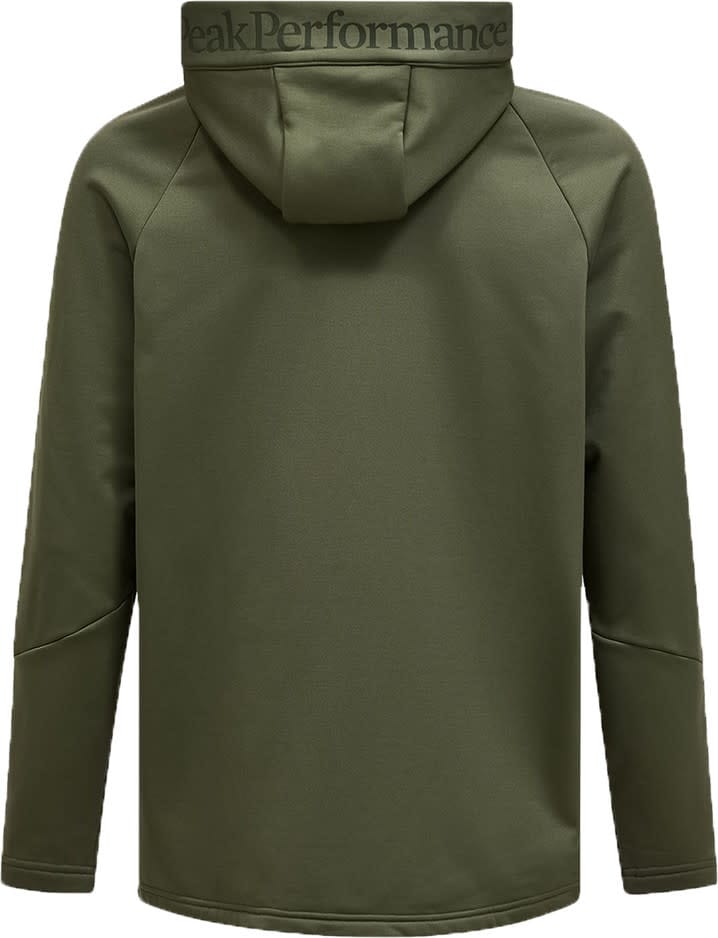 Peak Performance Men's Rider Essentials Zip Hood Pine Needle/Pine Needle Peak Performance