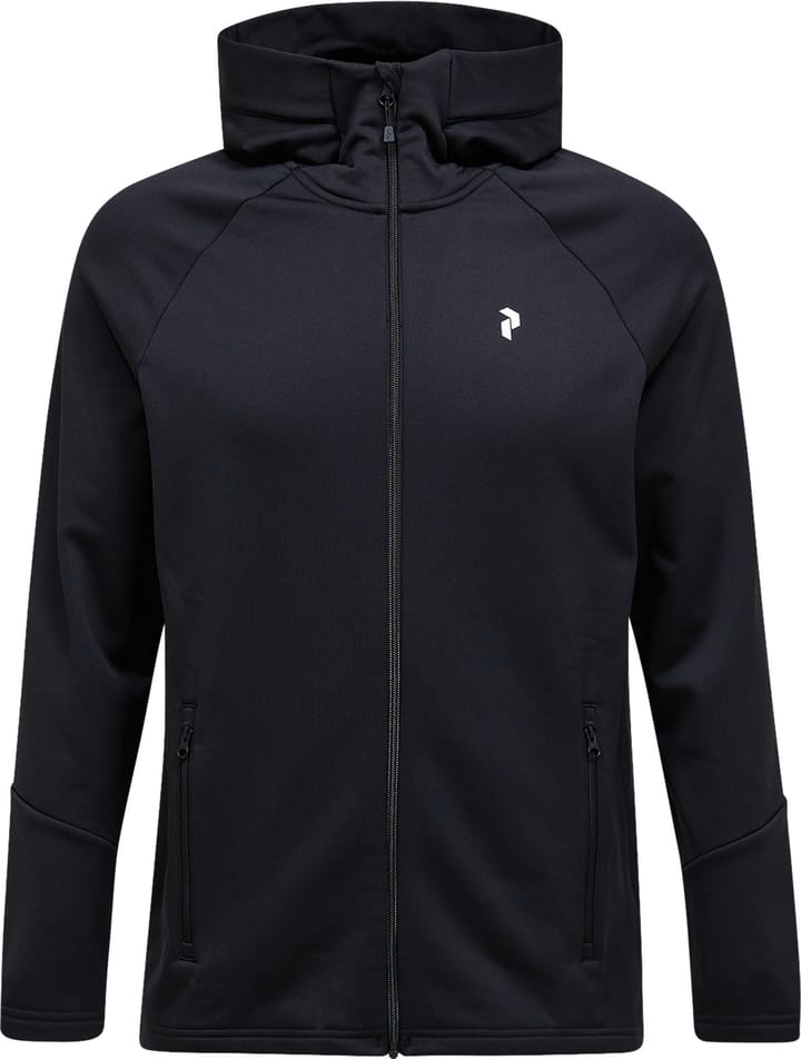 Peak Performance Men's Rider Essentials Zip Hood Black/Black Peak Performance