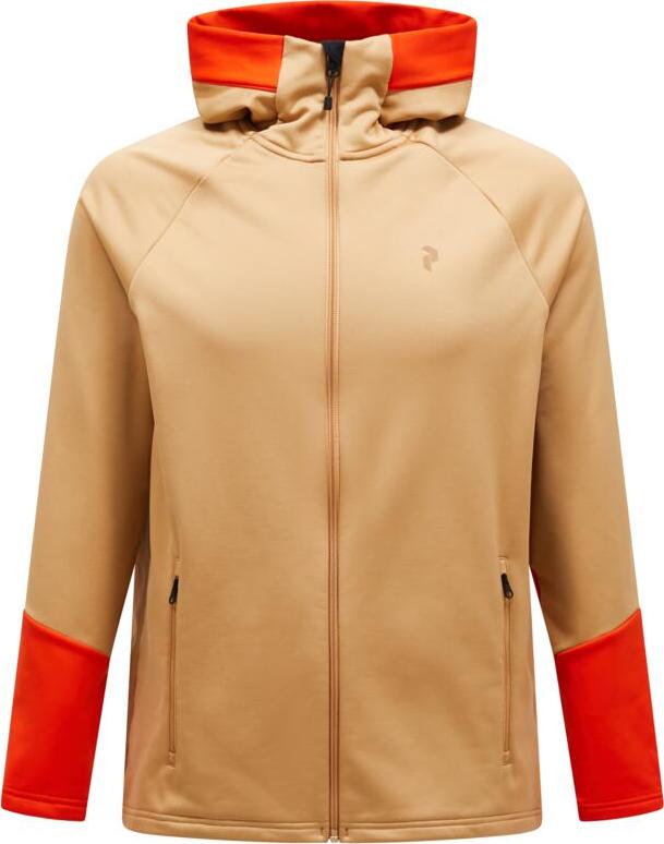 Peak Performance Men's Rider Essentials Zip Hood Sierra Sand/Solar Burst Peak Performance