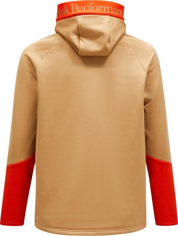 Peak Performance Men's Rider Essentials Zip Hood Sierra Sand/Solar Burst Peak Performance