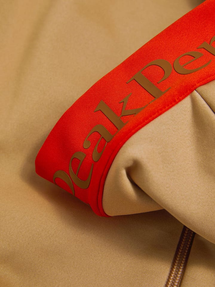 Peak Performance Men's Rider Essentials Zip Hood Sierra Sand/Solar Burst Peak Performance
