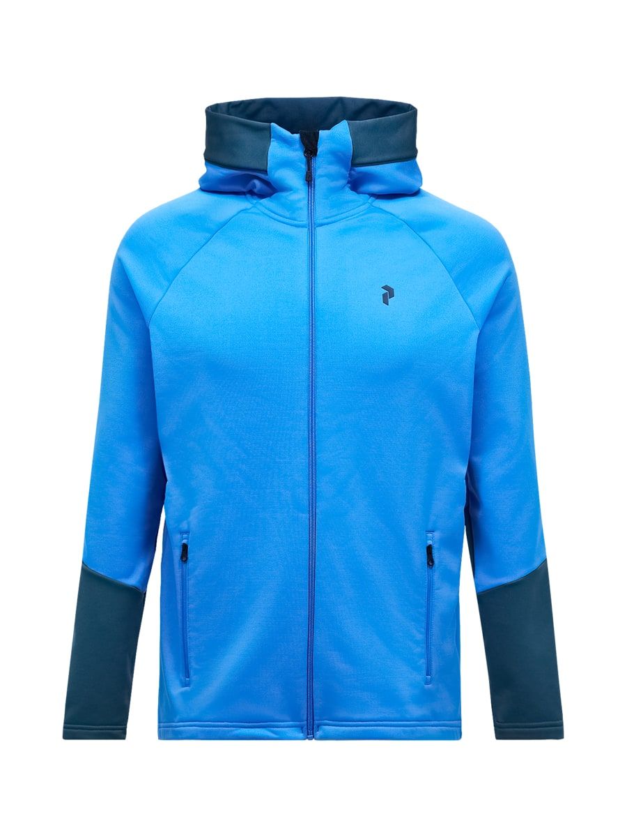 Peak Performance Men's Rider Essentials Zip Hood Azure Ascent/mountain Lake