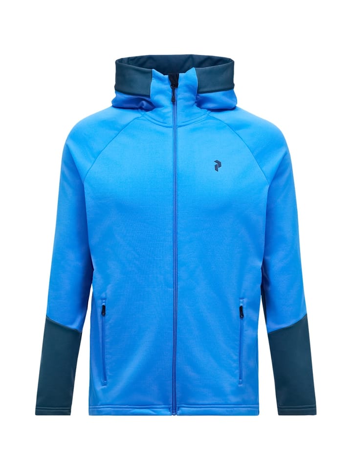 Peak Performance Men's Rider Essentials Zip Hood Azure Ascent/mountain Lake Peak Performance
