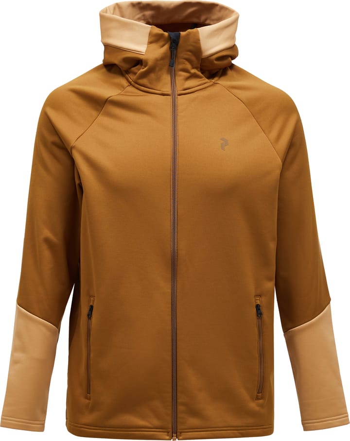 Peak Performance Men's Rider Essentials Zip Hood Earthy Summit/Sierra Sand Peak Performance