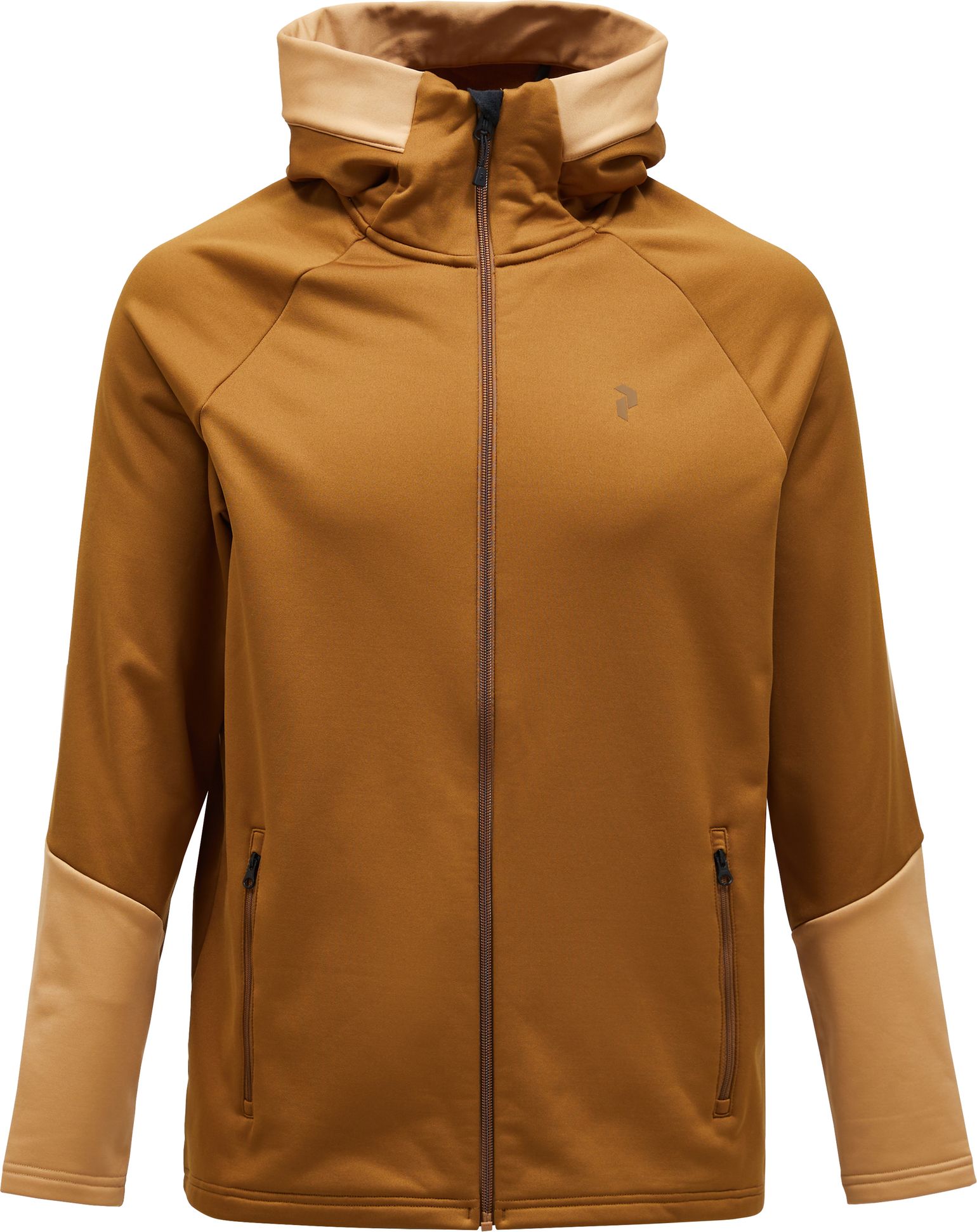 Peak Performance Men's Rider Essentials Zip Hood Earthy Summit/sierra Sand/
