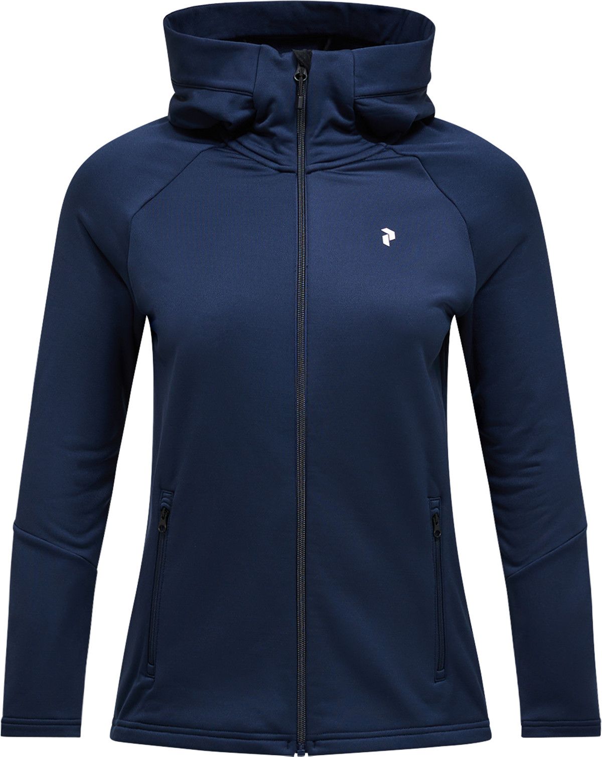 Peak Performance Women's Rider Essentials Zip Hood Blue Shadow/Blue Shadow