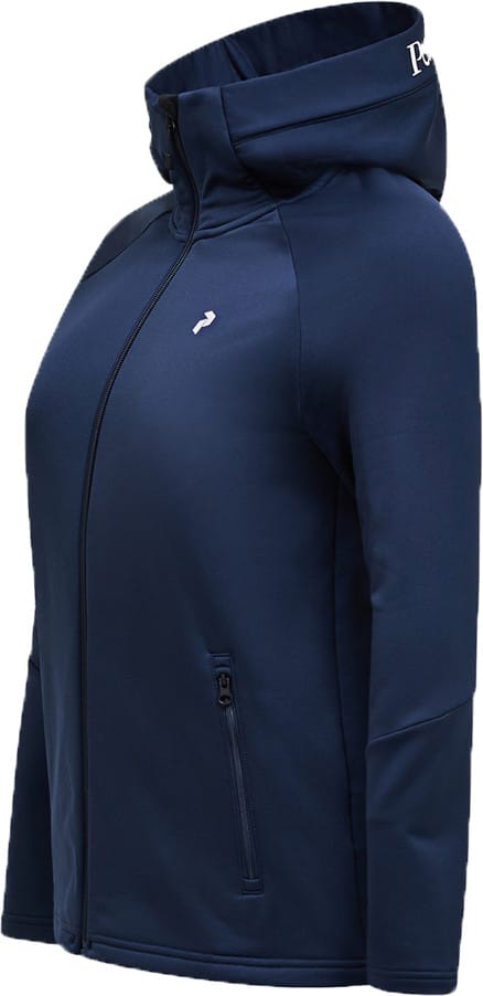 Peak Performance Women's Rider Essentials Zip Hood Blue Shadow/Blue Shadow Peak Performance