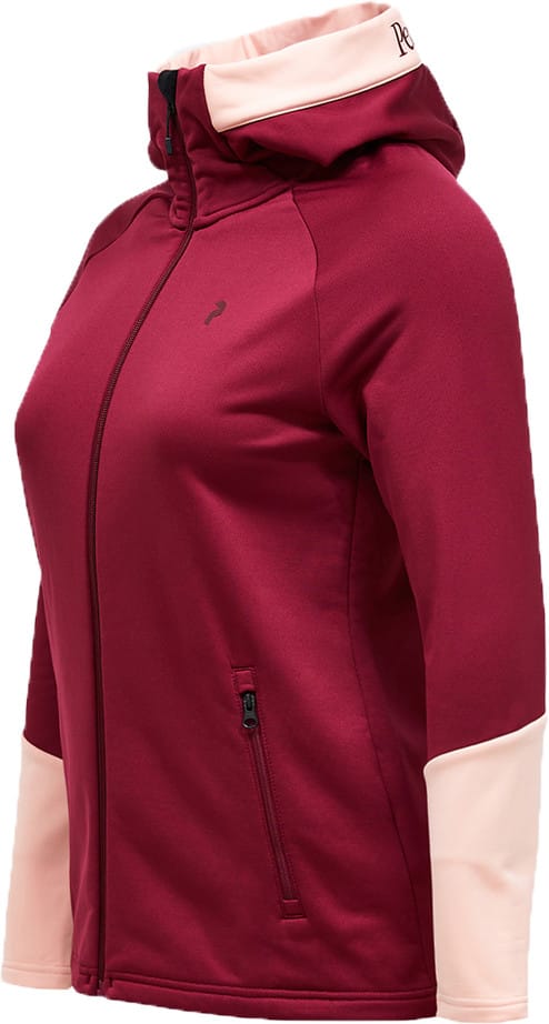 Peak Performance Women's Rider Essentials Zip Hood Vertical Zenith/peach Fuzz/ Peak Performance