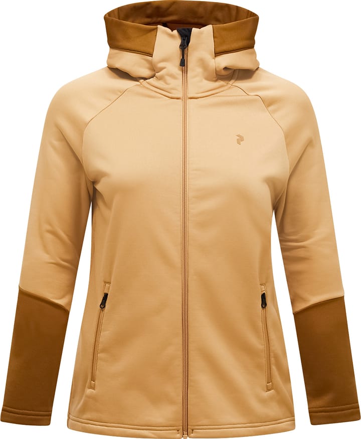Peak Performance Women's Rider Essentials Zip Hood Sierra Sand/Earthy Summit Peak Performance